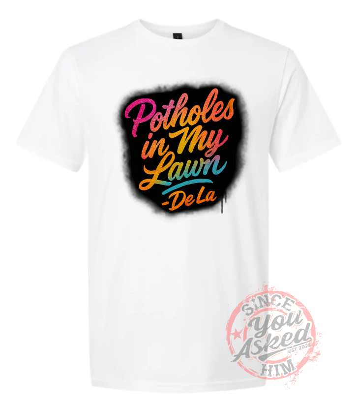 Potholes In My Lawn Tee - Image 3